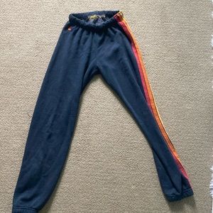 Aviator Nation 5 Stripe Sweatpants Size XS